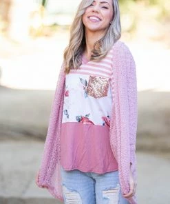 Boutique Simplified Making Me Blush Popcorn Knit Cardigan 17 Boutique Simplified Making Me Blush Popcorn Knit Cardigan