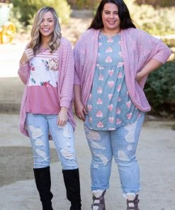 Boutique Simplified Making Me Blush Popcorn Knit Cardigan 13 Boutique Simplified Making Me Blush Popcorn Knit Cardigan