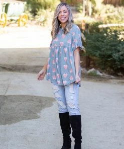 Boutique Simplified Love Bug Babydoll Tunic (GHG-M)