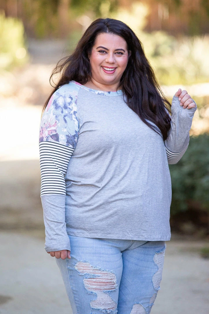 Boutique Simplified Desi Raglan Top 3X 6 Boutique Simplified Desi Raglan Top 3X