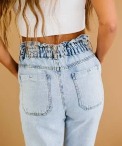 Trendsi Megan Paperbag Waist Barrel Jean Apparel 19 Trendsi Megan Paperbag Waist Barrel Jean Apparel