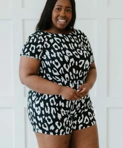 Trendsi Like An Animal Printed Romper (GHG-S, 2X) 19 Trendsi Like An Animal Printed Romper (GHG-S, 2X)