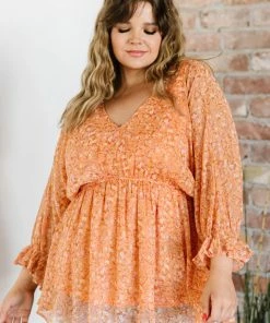 Trendsi Those Three Words Floral Blouse Apparel