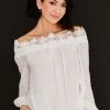 Trendsi Ladue Crochet Trim Top (GHG-S) GHG- Shop Singles