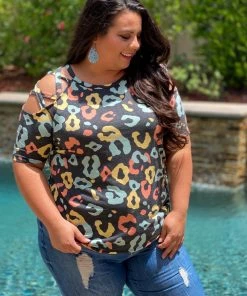 Boutique Simplified Happy Strappy Cold Shoulder Top 7 Boutique Simplified Happy Strappy Cold Shoulder Top