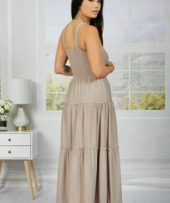 Trendsi Sweet Charisma Smocked Maxi Dress