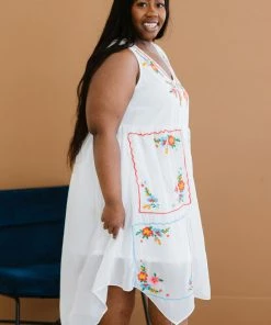 Trendsi Fun In The Sun Embroidered Dress