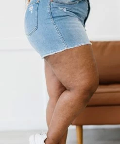 Trendsi Judy Blue Penny Full Size High-Waisted Distressed Shorts Apparel 11 Trendsi Judy Blue Penny Full Size High-Waisted Distressed Shorts Apparel