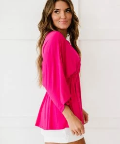 Trendsi Under Your Spell Bell Sleeve Top Apparel