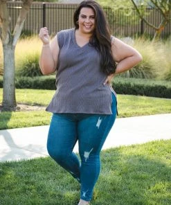 Boutique Simplified Hot Cocoa Sweater Tank