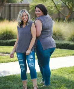 Boutique Simplified Hot Cocoa Sweater Tank