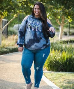 Boutique Simplified Rock & Roll Cold Shoulder Hoodie 9 Boutique Simplified Rock & Roll Cold Shoulder Hoodie