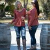 Boutique Simplified XL Spiced Latte Long Sleeve Top