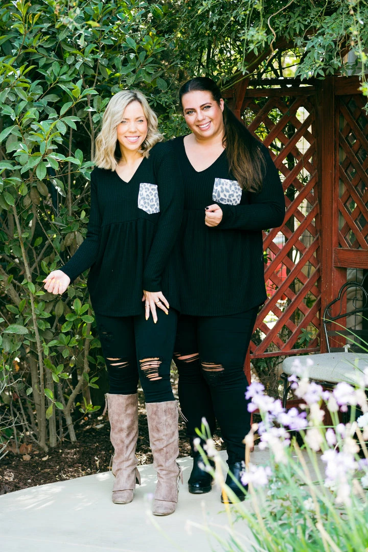 Boutique Simplified Huntress Waffle Knit Babydoll 1 Boutique Simplified Huntress Waffle Knit Babydoll