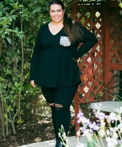 Boutique Simplified Huntress Waffle Knit Babydoll 12 Boutique Simplified Huntress Waffle Knit Babydoll