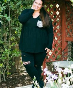 Boutique Simplified Huntress Waffle Knit Babydoll 13 Boutique Simplified Huntress Waffle Knit Babydoll