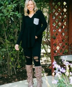 Boutique Simplified Huntress Waffle Knit Babydoll 15 Boutique Simplified Huntress Waffle Knit Babydoll