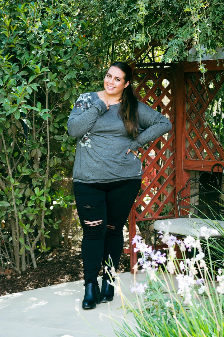 Boutique Simplified Sacred Rose Pullover 6 Boutique Simplified Sacred Rose Pullover