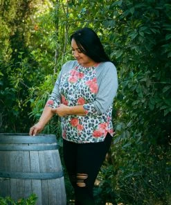 Boutique Simplified Born To Lead Long Sleeve Oversized Raglan