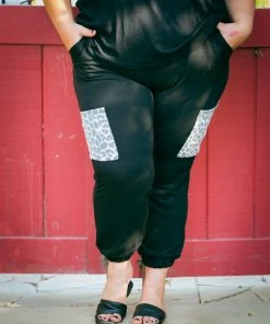 Boutique Simplified Double The Fun Joggers