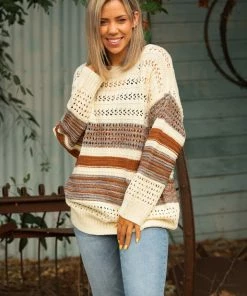 Boutique Simplified 3X Light Of My Life Knit Sweater