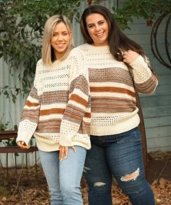 Boutique Simplified 3X Light Of My Life Knit Sweater