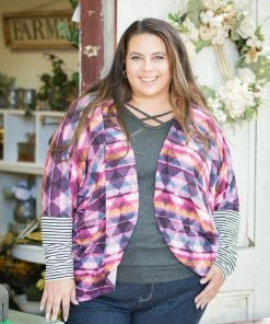 Boutique Simplified Serena Open Face Cardigan