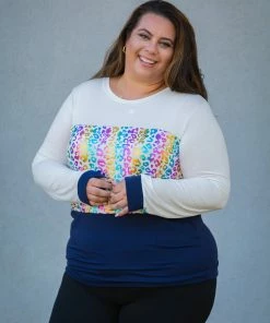 Boutique Simplified Shimmering Cheetah Long Sleeve