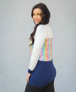 Boutique Simplified Shimmering Cheetah Long Sleeve