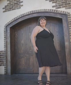 Boutique Simplified Heavenly Ruched Crinkle Dress