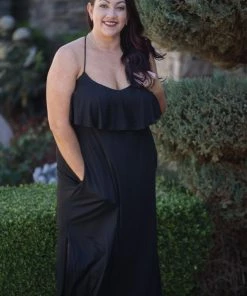Boutique Simplified 3X Unleash Your Beauty - Black Maxi
