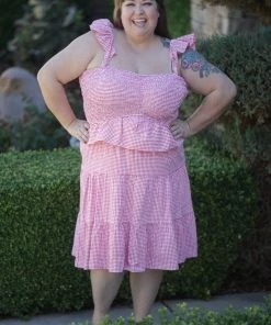 Boutique Simplified Picnic Party Sleeveless Dress