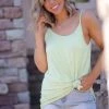 Boutique Simplified Spring Green Cami Tank