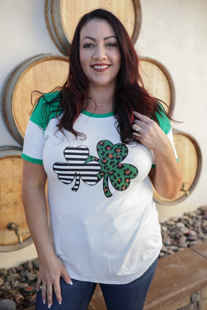 Boutique Simplified Lucky Leopard Raglan 2 Boutique Simplified Lucky Leopard Raglan