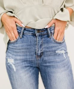 Trendsi Apparel RISEN Simone High Rise Distressed Raw Hem Skinny Jeans 17 Trendsi Apparel RISEN Simone High Rise Distressed Raw Hem Skinny Jeans