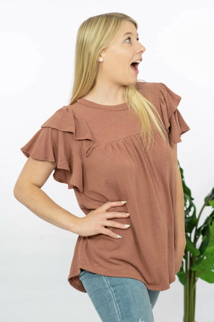 Trendsi Apparel Here We Go Flutter Sleeve Blouse 9 Trendsi Apparel Here We Go Flutter Sleeve Blouse
