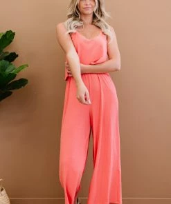 Trendsi Still Into You Ribbed Jumpsuit In Deep Coral Or Green Mint 15 Trendsi Still Into You Ribbed Jumpsuit In Deep Coral Or Green Mint