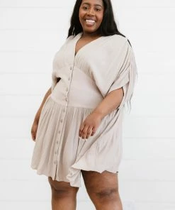 Trendsi Stay A Little Longer Pleated Mini Dress Apparel