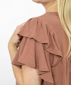 Trendsi Apparel Here We Go Flutter Sleeve Blouse 27 Trendsi Apparel Here We Go Flutter Sleeve Blouse