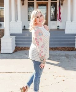 No Ship Drop Ship It's A Spring Thing Striped Top