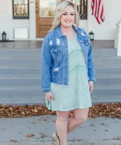 No Ship Drop Ship A Little Hint Of Mint Dress