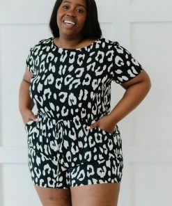 Trendsi Like An Animal Printed Romper (GHG-S, 2X) 17 Trendsi Like An Animal Printed Romper (GHG-S, 2X)