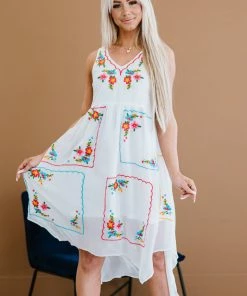 Trendsi Fun In The Sun Embroidered Dress (GHG-S) GHG- Shop Singles