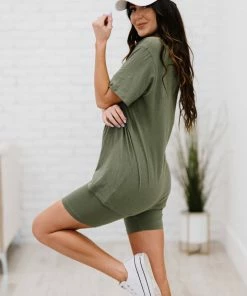 Trendsi Worth It Biker Shorts In Ash Olive Apparel 16 Trendsi Worth It Biker Shorts In Ash Olive Apparel