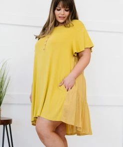 Trendsi Greater Good Half-Button Mini Dress (GHG-S)