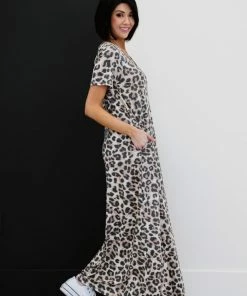 Trendsi Born To Be Wild Leopard Print Maxi Dress