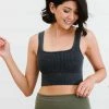 Trendsi Apparel On Your A-Game Acid Wash Ribbed Cropped Cami