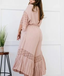 Trendsi Isn't She Lovely Lace Detail Jumpsuit