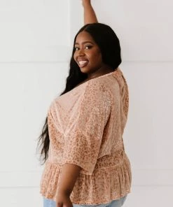 Trendsi Apparel Cheers To You Leopard Burnout Top 15 Trendsi Apparel Cheers To You Leopard Burnout Top