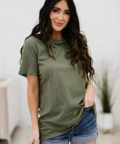 Trendsi Apparel Rollercoaster Vibes Tee In Ash Olive